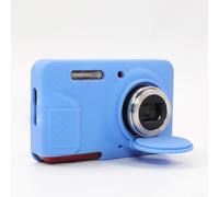 Silicone Case for Kodak Charmera for Mini Camera - Soft Protective Case with Wrist Strap, Scratch Protection & Precise Cutouts for Blind Box Digital Camera (Blue)