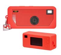 Silicone Case for Kodak CHARMERA Keychain Digital Camera Blind Box, Photo Mini Keychain Camera Sleeve with Precise Cutouts & Scratch Protection - Camera NOT Included (Red)