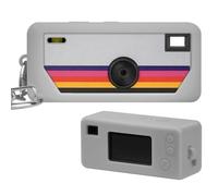 Silicone Case for Kodak CHARMERA Keychain Digital Camera (Blind Box/Single Box Version), Precise Cutouts & Scratch Protection - Camera NOT Included (Grey)