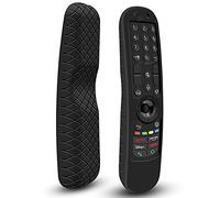 Silicone Case for LG AN-MR21GA / AN-MR22GA Remote Control [Shockproof] Anti-Slip Protective Cover for LG MR23GA MR24GN Magic Remote Case Sleeve Holder Protector Skin (Black)