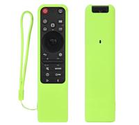 Silicone Case for LG Magic Remote MR25GA, Protective Cover for 2025 LG OLED Smart TV C5 B5 G5 M5 Series Remote Control Shockproof, Washable, Skin-Friendly, Anti-Lost with Lanyard (Glow in Dark Green)