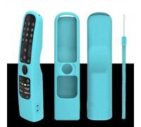 Silicone Case for LG MR21GA MR21GC Remote Control [Shockproof] Anti-Slip Protective Cover for LG MR22GA MR22GN MR23GA MR24GN Magic Remote 2021-2024 Case Sleeve Holder Protector Skin - Glow Blue