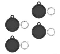 Silicone Case for Moto Tag 2 - Scratch-Resistant Soft for tpu Style Guard for GPS Tracking Finder on Keys Pets Luggage Black(Black 4pcs)