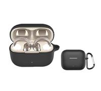 Silicone Case for Motorola Moto Buds Clip - Shockproof, Dustproof Charging & Earphone Cover (Black)