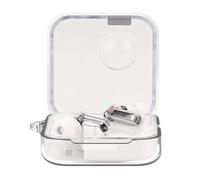 Silicone Case for Nothing, Ear (1), Easy to Carry Anti-Lost Protective Case with Keychain, Soft Silicone Cover, Translucent Charging Compartment, Storage Bag