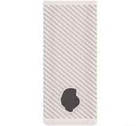 Silicone Case for Skullcandy Dime Featuring Tight Fit and Responsive Button, Reliable Protection Against Drops and Scratches (Meters white)