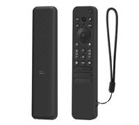 Silicone Case for Sony RMF TX920U TX910U Remote, Protective Sleeve with Lanyard Offering Scratch and Drop Resistance (Black)