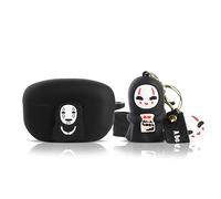 Silicone Case for Sony WF-1000XM5 Earbuds 2023,XMBYGY Cartoon Skin Design Charging Case Protective Cover with Cute Doll Keychain and Anti-Lost Lanyard Protection (Facelessman)