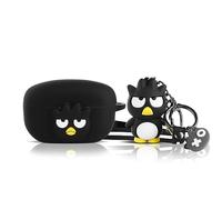 Silicone Case for Sony WF-1000XM5 Earbuds 2023,XMBYGY Cartoon Skin Design Charging Case Protective Cover with Cute Doll Keychain and Anti-Lost Lanyard Protection (BKbird)