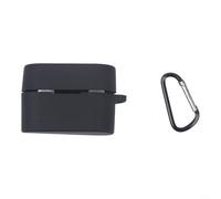 Silicone Case for Sony WF-1000XM6: Shockproof Protective Skin with Waterproof Drop-Proof Design, Soft Cover for Earbuds Charging Port, Lasting Shell(Black)