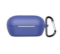 Silicone Case For Sony WF-C710N Headphone, Shockproof and Dustproof Protective Case with Carabiner for Sony WF-C700N Wireless Earbud Earphone (Dark Blue)