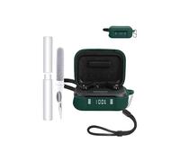 Silicone Case for Soundcore P41i Earbuds - Durable, Eco-Friendly Protective Cover, Shockproof & Waterproof, with Clear Kit, Keychain & Lanyard,green