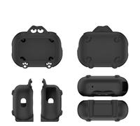 Silicone Case For SoundCore Select 4 Go Bluetooth Speaker Protective Case Silicone Audio Storage Case, Portable Scratch Shock Resistant Cover (Black)