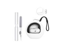 Silicone Case for soundcore V40i by Anker Open-Ear Headphones - Shockproof, toergy Waterproof, Slim & Soft Cover, with Lanyard, Keychain & Cleaner Kit, White