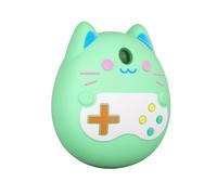 Silicone Case for Tamagotchi Paradise Electronic Pet, Protective Silicone Shell Cover Fit for Tamagotchi Uni Case with Anti-Fall, Scratch Protection and Carrying Strap (Green)