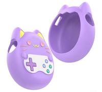 Silicone Case for Tamagotchi Paradise, Soft Drop-Resistant Protective Cover with Lanyard, Anti-Shock Shell in Pink, Blue, Purple(Blue)