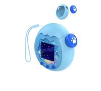 Silicone Case for Tamagotchi Paradise - Soft Protective Cover with lanyard,toergy Comfortable, Portable Anti-Scratch Skin for Pet Game Machine (Blue)