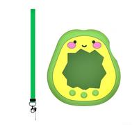 Silicone Case For Tamagotchi Paradise With Lanyard Soft Waterproof Avocado Design Green Protective Cover Shock Absorbing Shell For Digital Pet Game Console Anti Scratch Bumper Skin