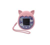 Silicone Case for Tamagotchi Pix - Soft Protective Cover with lanyard,toergy Comfortable, Portable Anti-Scratch Skin for Pet Game Machine (Pink)