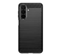 Silicone case for the Galaxy A27 with a carbon-fibre effect and brushed texture