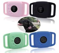 Silicone Case for Tile Mate 2022 for Dog, Protective Cover Sleeve for tilemate Finder for cat pet Collar Necklace Dropper, Secure Holder for Kids Schoolbag (Black,Green,Pink,Blue,4Pack)