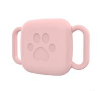 Silicone Case For Tile Mate 2024 Tag For Pet, Cat Dog Collar, Tracker Cover Accessories, Stable, Safe Finder Holder For Bag(Pink)