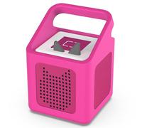 Silicone Case for Toniebox 1 Audio Player, Shockproof & Scratch-Resistant Portable Protective Cover Sleeve for Tonies Toniebox 1 Accessories with Carry Handle (Rose Red)