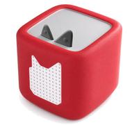 Silicone Case For Toniebox 2 Audio Player, Anti-Slip & Shockproof Protection Cover For Toniebox 2, Soft Portable Audio Player Protection, Drop Proof Silicone Skin For Music Box(Red)