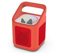 Silicone Case for Toniebox 2 Audio Player, Shockproof & Scratch-Resistant Portable Protective Cover Sleeve for Tonies Toniebox 2 Accessories with Carry Handle (Red)