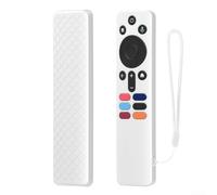 Silicone Case For Xiaomi XMRM-N5 Remote Control Built For Repeated Drops And Persistent Dust Environments(White)