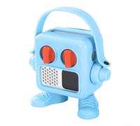 Silicone Case for Yoto for mini 2024 with Card Storage - Shockproof Protective Cover Sleeve Wrist Lanyard Kids Audio Player Accessory Orange Pink Blue Purple(Blue)