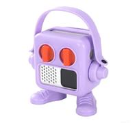 Silicone Case for Yoto for mini 2024 with Card Storage - Shockproof Protective Sleeve Adventure Jacket Wrist Lanyard Kids Audio Player Orange(Purple)
