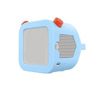 Silicone Case for Yoto Player 3rd Gen with Handle, Anti-Slip Protective Cover for Kids, Sturdy Bumper Shell for Audio Storyteller Device, For Easy to Buttons and Ports (Orange)(Blue)