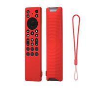 Silicone Case Protective Cover Sleeve for TCL RC813A/RC923A Remote Control,Soft Shell Shock-proof Protector (Red)