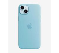 Silicone case with MagSafe Apple for iPhone 15 Plus light blue
