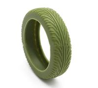 Silicone Casters Cover Set 8Pcs Quiet Travel Luggage Wheel Protecting Travel Accessory for Suitcase Protector Protector, Army Green, Large