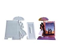 Silicone Casting Mold for Couple Shaped Frame Epoxy Resin Frames, Great for Craft Projects and Individualized Gifts Couple Photo Frame Mold
