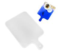 Silicone Casting Molds, Versatile Reusable Elastic Rectangle Chopping Board Mould with Handle 33.2 x 21cm Silicone for DIY Crafting and Serving Trays