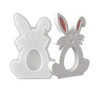 Silicone Casting Mould in the Shape of an Easter Bunny - Cute Rabbit Baking Mould for Easter Crafts | Plaster Mould for Plaster Casts | For DIY Crafters Family Friends Gift Holiday Party Plaster