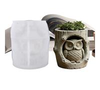 Silicone Casting Moulds for Resin - Non-Stick Reusable Tree Stump Owl - Desk Decorative Silicone Moulds | For Planters, Flower Pots, Pen Cups, Candle Holders, Home Decoration, K