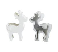 Silicone Casting Tool - Holiday Moose Mould Creative Handmade Project Mould Multistage Ornament Making Festive Display Accessories For Christmas, Seasonal Craft Fun