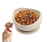 Silicone Cat Bowl | Anti-Whisker Fatigue Eating Tray | Bowl with Suction Cups Raised Edges to Prevent Spills Wet or Dry Food Feeding Drinking Eating for Kitten Puppy Dog