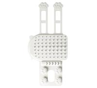 Silicone Cat Grooming Brush Adjustable Strap Pet Itch Tool