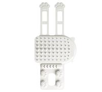 Silicone Cat Grooming Brush - Wall Mounted, Widely Use Cat Itcher | Self Care Brush For Legs, Climbing Frames, Scratch Corners, Quarrel Of Cat Tools, Hair Remover, Comfortstation Vo