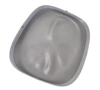 Silicone Cat Litter Mat, Nonslip Litter Box Pad for Automatic Litter Boxes, 19.69x17.72 inch Gray Tray for Bathroom & Toilet, Easy to Clean Pet Accessory