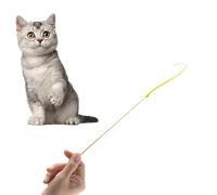 Silicone Cat Wand - Cat Toy with Mouse Tail Interactive Play | For Small and Medium Cats - Fun for Pets - Exercise Entertainment Indoor Kitty Activity Trai