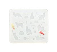 Silicone Cats for Handmade Jewelry Soap Chocolate Materials Easy Demold Designs Multifunctional Cats Silicone