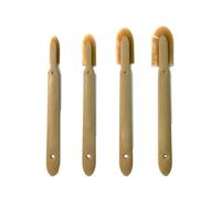 Silicone Caulk Spreader - Caulk Spatula Set | Rubber Caulking Tool Kit | Extended Length Rubber Spatula Caulking Tool | Silicone Sealant Smoothing Tools - Grout Sealant Spatula Spreader Smoothing Tool