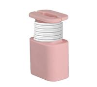 Silicone Charger Protector Sleeve - Anti-Shatter Cable Organizer for 18W 20W Adapters | Socket Protector, USB Charging Block Holder, Silicone AC Protector, Pink, Consulte la descripción, See