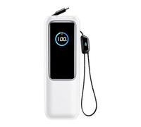 Silicone Charging Case - Portable Power Bank Cover, Compact Device with Firm Grip, Ergonomic Case with Comfortable Fit, Practical Technical Accessories, Backpack Bag